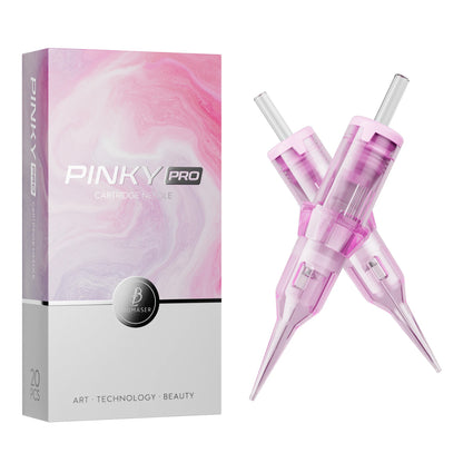 Biomaser PMU Tattoo Cartridge Needle 10pcs Sterilized RL Tattoo Needle for Eyebrow Eyeline Lips Makeup Tattoo Machine Supplies