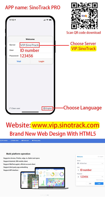 SinoTrack GPS Tracker GSM GPRS Vehicle Tracking Device Monitor Locator Remote Control ST-901A for Motorcycle with Free APP