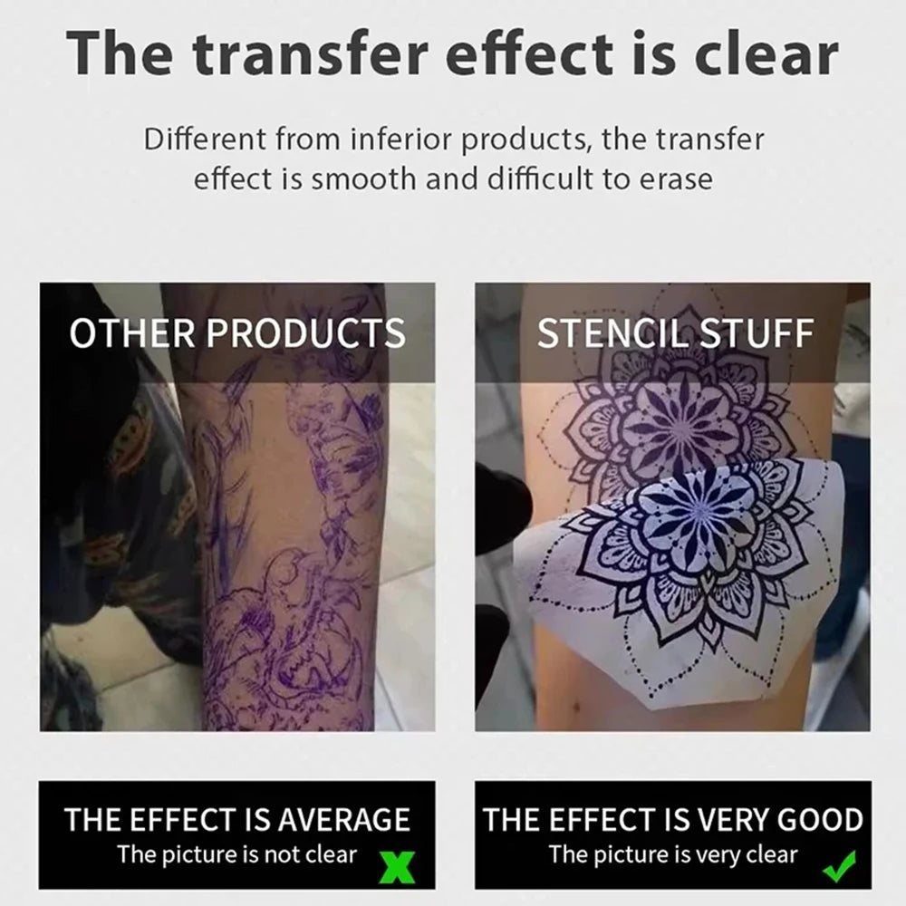 Professional Tattoo Stencil Magic Gel 250/120/30ML Thermal Copier Tattoo Transfer Stuff Solution Cream Tattoo Transfer Set