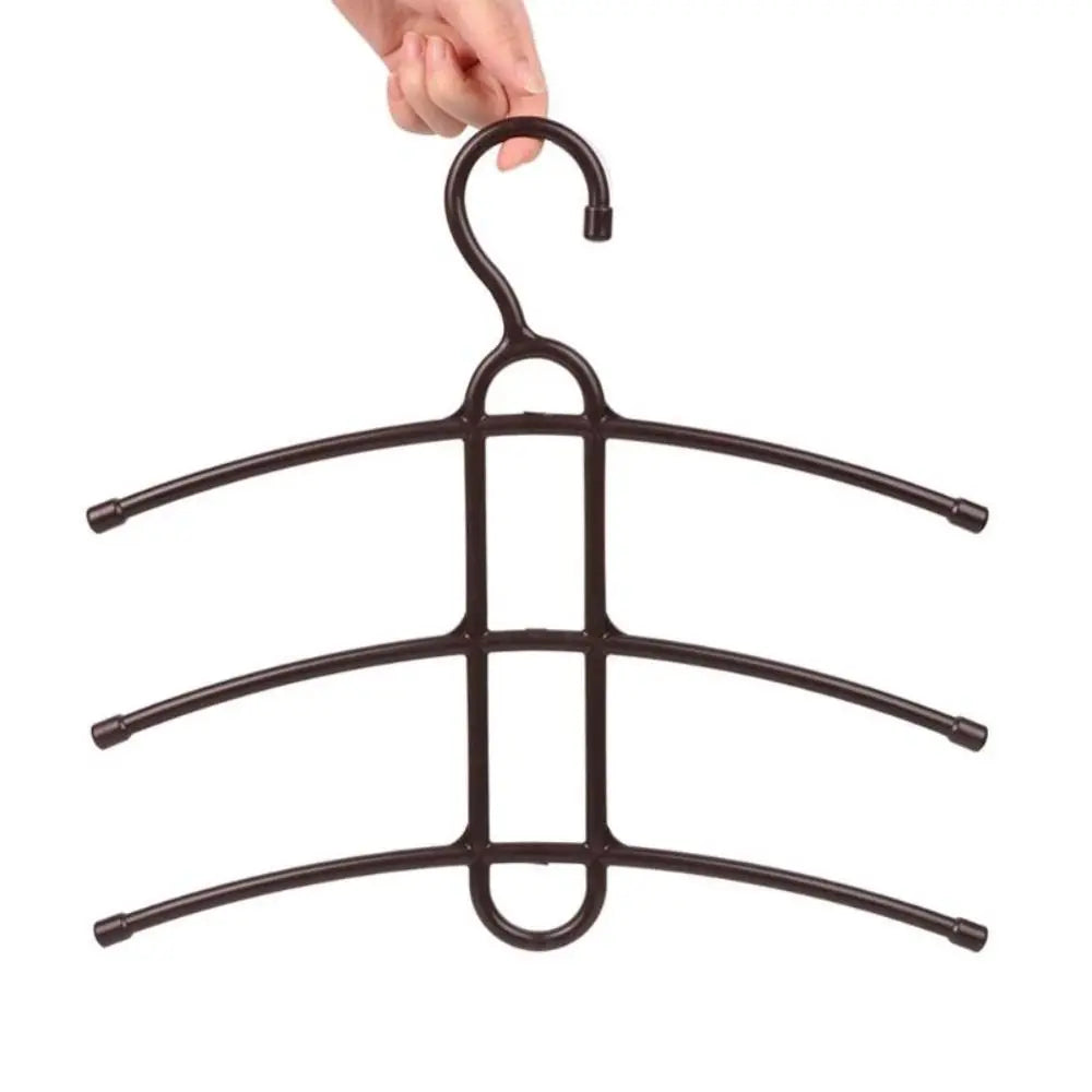 New Multifunctional Hanger Hook Fishbone Clothes Hanger Clothes Rack Wardrobe Organizer Space 3 Layer Saver