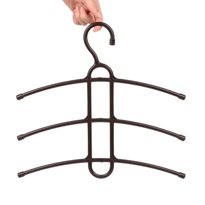 New Multifunctional Hanger Hook Fishbone Clothes Hanger Clothes Rack Wardrobe Organizer Space 3 Layer Saver