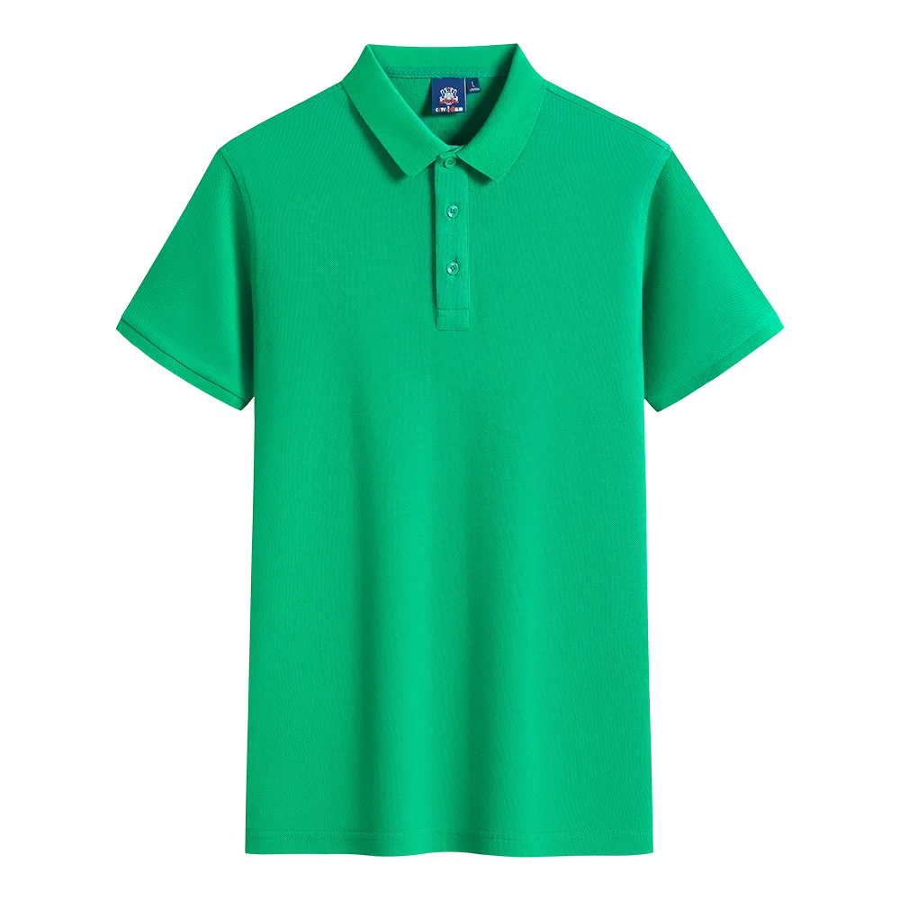 Polo-shirt med Eget Tryck eller Logotyp – 100% Bomull, Unisex S–6XL (Asian)
