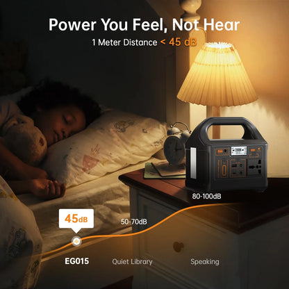 Jsdsolar 200W Portable Power Station 153.6Wh Battery for Fishing Outdoors Camping RV Emergency Energy Mobile Power Supply 220V Output Solar Generator With LED Light Support UPS