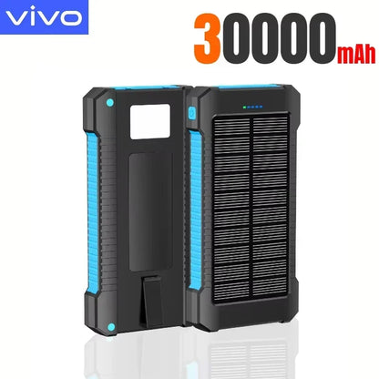 VIVO 500000mAh Solar Power Bank Super Fast Charge Powerbank Outdoor Portable External Battery for iPhone Huawei Samsung 2026New