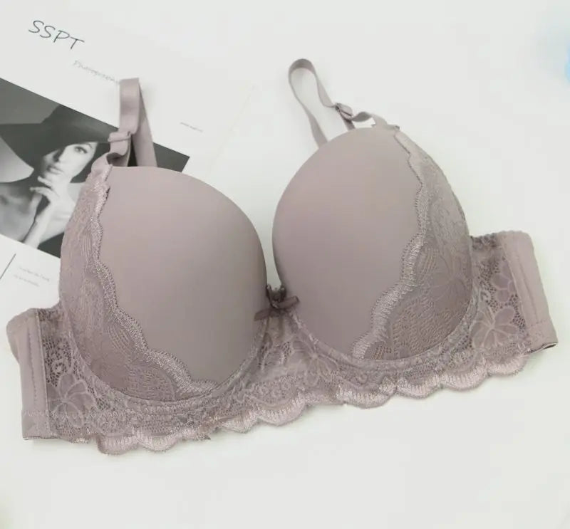 Push-up BH C-E Kupa Andningsbar Underkläder Plus Size Langerie