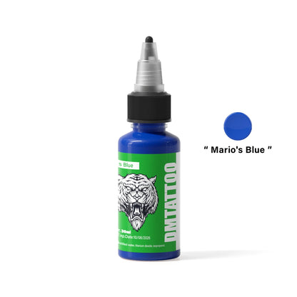 DM Tattoo Ink 15 Color 1OZ/Bottle Natural Plant Extract Pigment Body Painting Long Lasting No Color Loss Professional Tattoo Ink