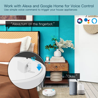 MOES Tuya Smart Bluetooth Fingerbot Strömbrytare Tryckknapp