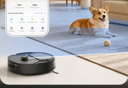 Lefant M265 Robot Vacuum Cleaner with Mapping, 20000Pa, Self-Cleaning Roller, Clean Water Wash, Laser dToF, Avoid PSD, Anti-Tangle, Compact, WiFi 2.4G/5G/Alexa/APP