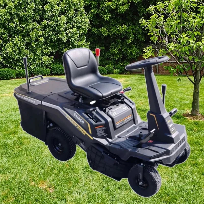 Åkgräsklippare med bensindrift och 24V