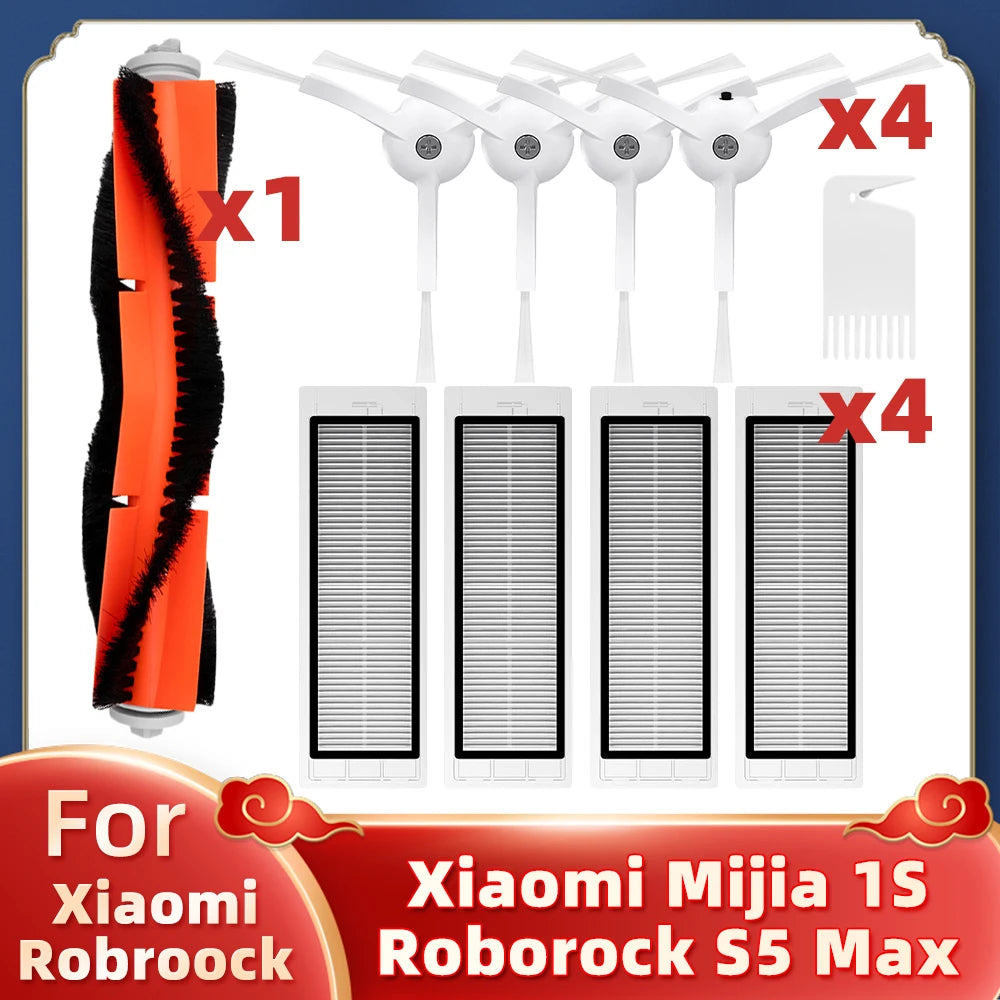 Reservdelar till Xiaomi Mi Robot & Roborock – Börstar, Filter & Set