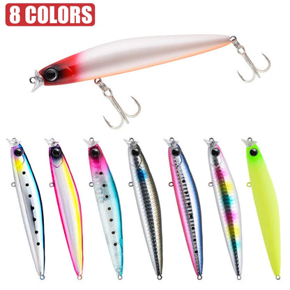 1pcs 17g 11cm Minnow Fishing Lures Long Cast Sunken Fish Bait Swinger Floating Bass Artificial Bait Crank Bait Carp Pesca Tackle