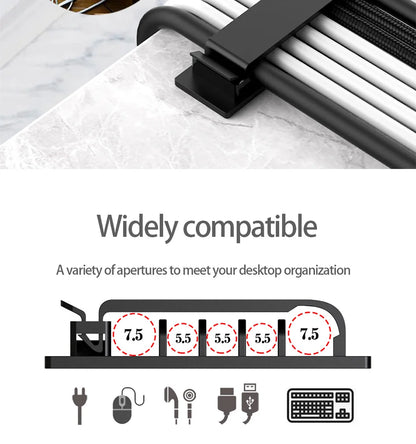 Cable Organizer Self Adhesive Cable Clips USB Cable Management Clamp Car Home Desk Wall Cord Holder Charging Wire Winder Manager
