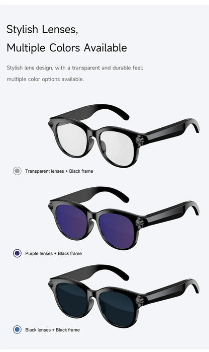 Xiaomi Smart AI Glasses 800W Shooting Camera HD Photo Video Voice Call Translation Waterproof Bluetooth AI Motorcycle Glasses