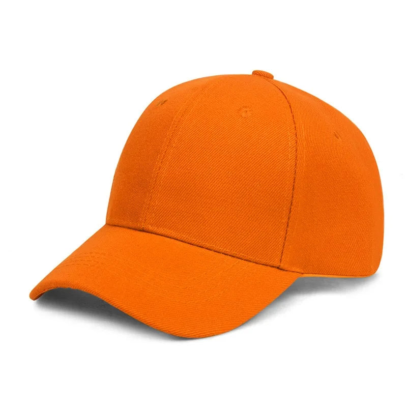 Anpassningsbar Bomullskeps Brodyr Tryck – 18 Färger 54–60cm Justerbar Unisex Hip Hop Snapback Volymrabatt Profilkläder Reklamkeps