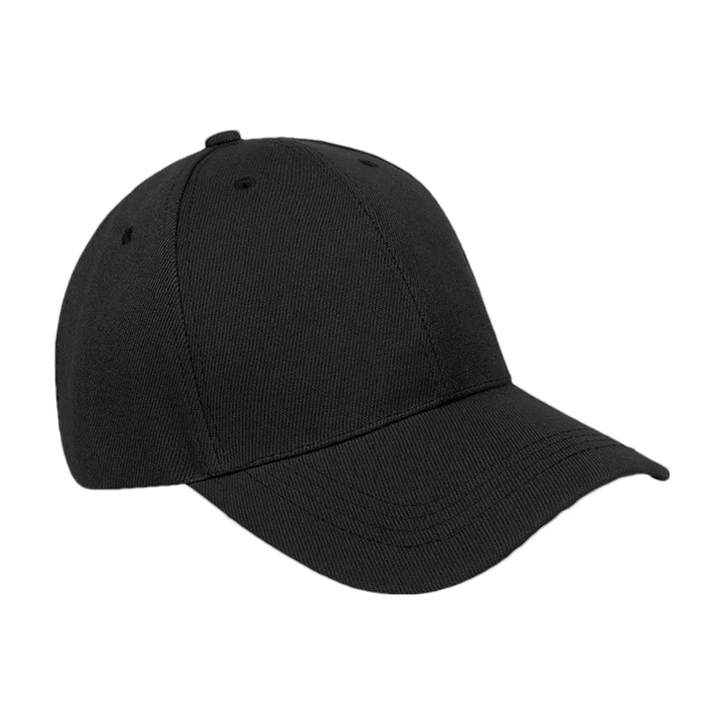 Anpassningsbar Bomullskeps Brodyr Tryck – 18 Färger 54–60cm Justerbar Unisex Hip Hop Snapback Volymrabatt Profilkläder Reklamkeps
