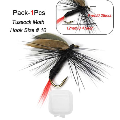 1/3Pcs Fly Fishing Lure Nymph Dry Wet Flies Bionic Bait Fly Trout Fishing Lures