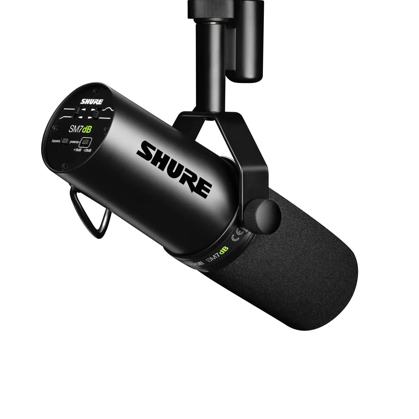 Shure SM7dB Studio Dynamic Microphone Radio Live Vocal Microphone Sm7b Upgraded Version for Streaming Podcast Built-in Preamp