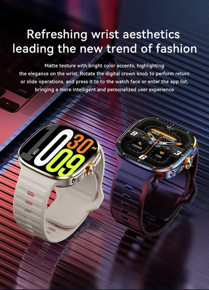 2026New 5G SIM Smart Watch 2.4" AMOLED 8+128GB GPS+NFC WIFI 1000W HD Camera IP68Waterproof Health Monitor Android Smartwatch Men