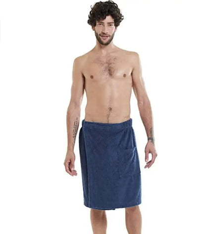 Men's Shorts 2025 Wearable Bath Towel Bathhouse Shower Room Bathrobe Pocket Bath Towel Clothing