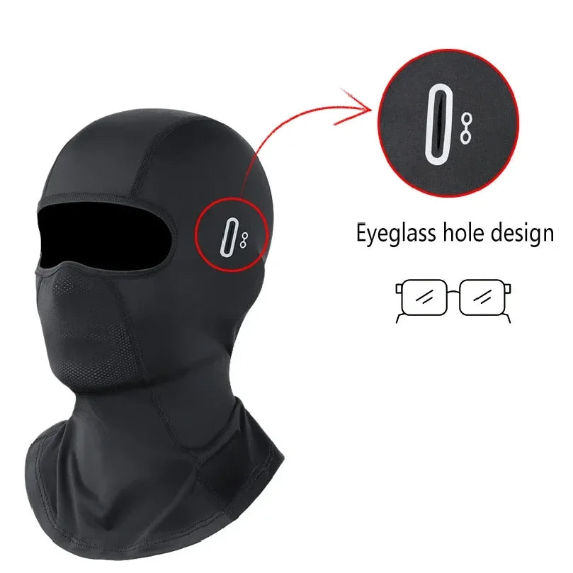 Motorcykel Balaklava Sommar UV-skydd Ansikte Andningsbar