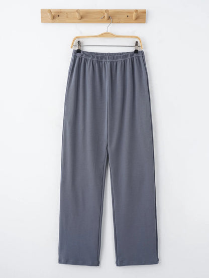 Herr Pyjamas 100% Bomull Långärmad – Fyra Säsonger Plus Size Tonår Hemmaset, L–3XL