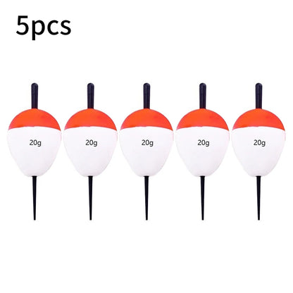 5pcs Foam Fishing Floats EVA Fish Floats Bait Fishing Buoys 2g/3g/5g/10g/15g/ 20g/35g/40g/60g Buoy Flotador Fishing Accessories