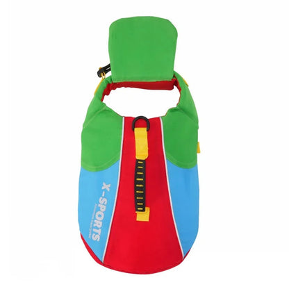 Big Dog Life Jacket with Removable Front Float Hand-Held Pet Life Vests Outdoor Training Swimming Clothes for Medium Large Dogs