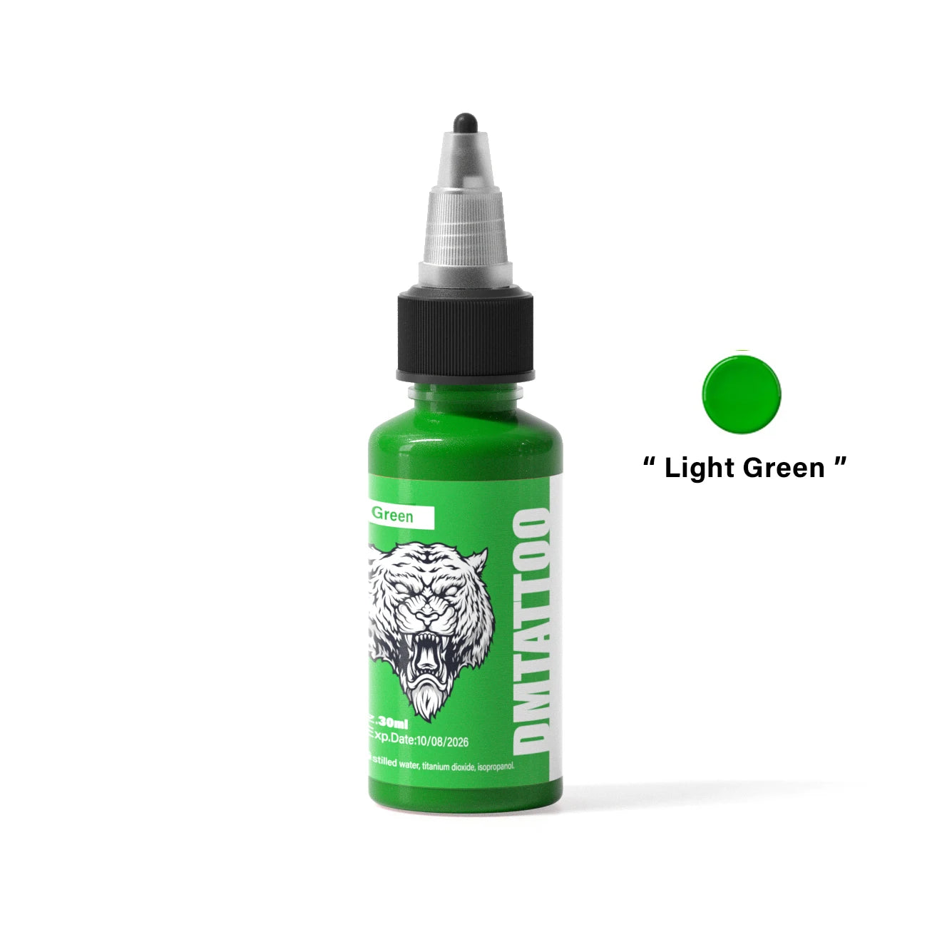 DM Tattoo Ink 15 Color 1OZ/Bottle Natural Plant Extract Pigment Body Painting Long Lasting No Color Loss Professional Tattoo Ink