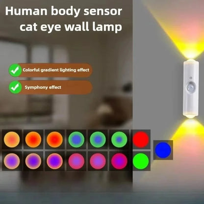 Smart RGB Nattlampa – Rörelsesensor, Magnetisk, USB-C Laddning, 1500mAh, Sovrum & Hall