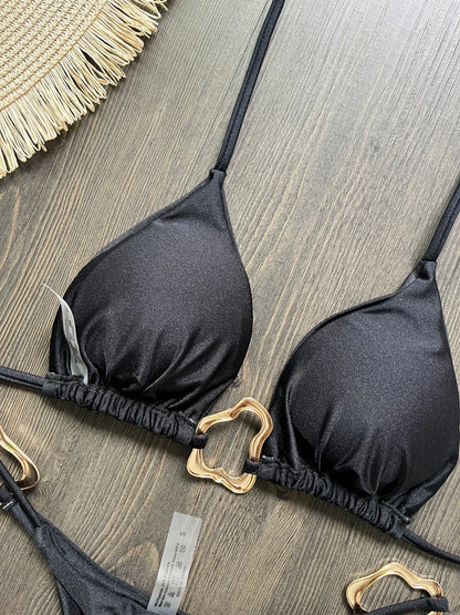 Sexy Halter Micro Bikini 2026 Women Swimsuit Solid Swimwear Thong Bikinis Set Brazilian Beach Wear Bathing Suit Biquini Female