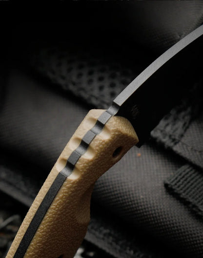 Simple and portable straight knife with sheath storage, anti slip and comfortable handle, outdoor outing, fishing, gardening, mu