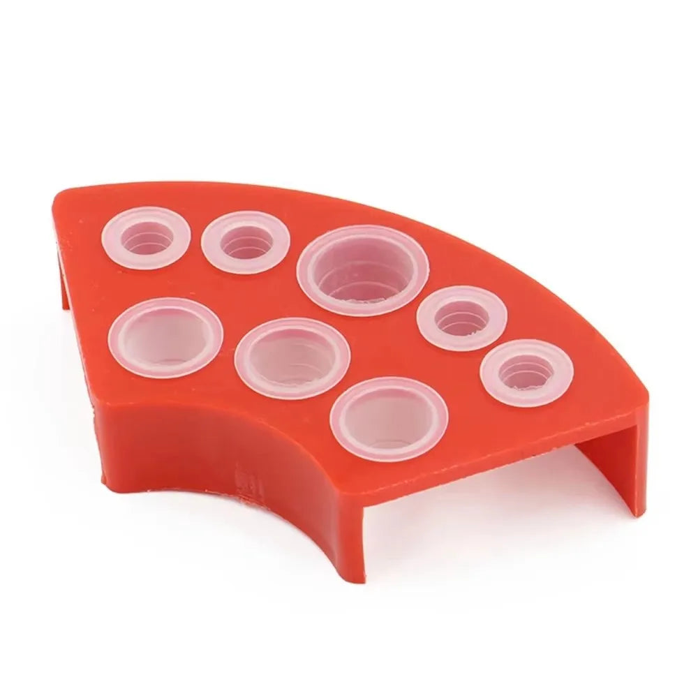 23/8/7Holes Tattoo Ink Cup Holder Stand Stainless Steel/Plastic Tattoo Tool Pigment Container Makeup Tattoo Accessories