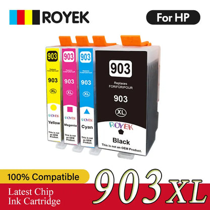 903XL 903 XL Bläckpatron kompatibel för HP Officejet Pro-skrivare