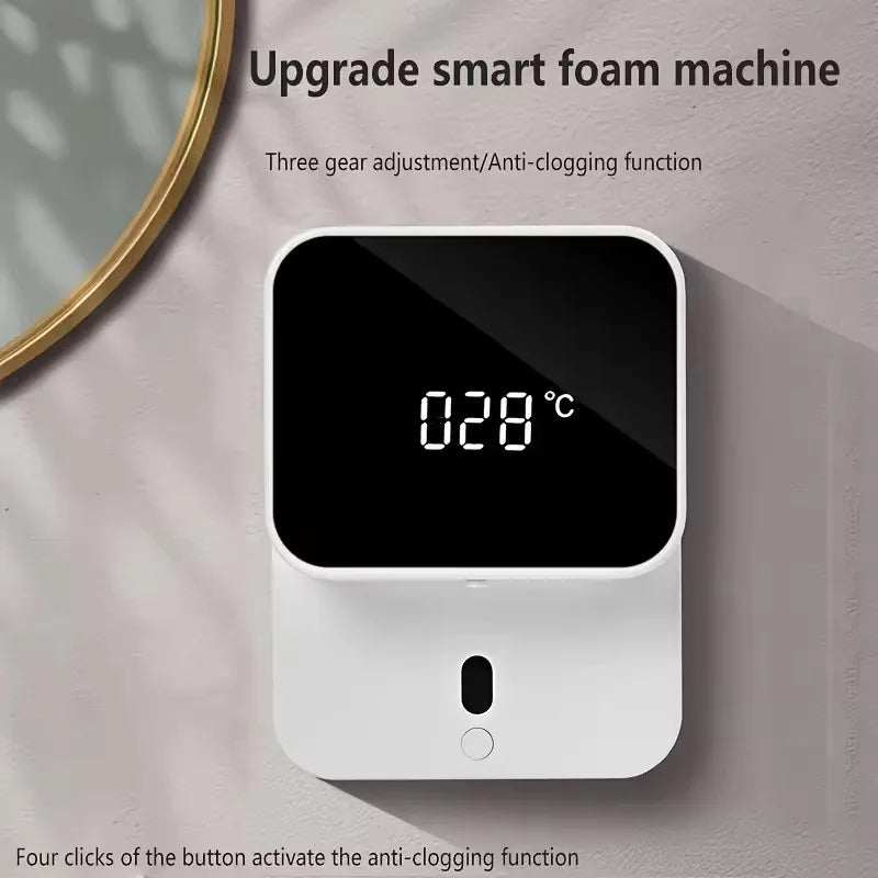 Automatic Induction Soap Wall Mounted Sensor Soap Dispenser, Touchless Hand Sanitizer Dispenser,Hand Soap Container For Bathroom