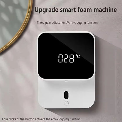 Automatic Induction Soap Wall Mounted Sensor Soap Dispenser, Touchless Hand Sanitizer Dispenser,Hand Soap Container For Bathroom