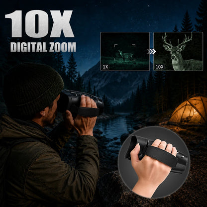 INSKAM digital nattkikare med 7-läges IR och 10× digital zoom