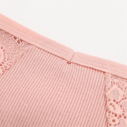 4PCS Cotton G-string Women Lingerie Sexy Lace Panties Thongs Femme Underwear Sexy Pantys Underpant Lingerie Lace Intimates S-XL