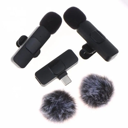 K9 Wireless Mini Lavalier Mic for Effective Audio Video Recording on Smartphones and Laptops