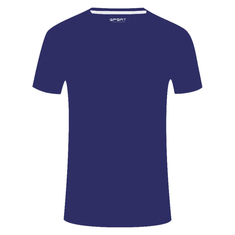 Herr Sport T-Shirt 2026 – Anpassningsbar Logotryck Brodyr Elastisk Quick Dry 9 Färger Asian S–4XL