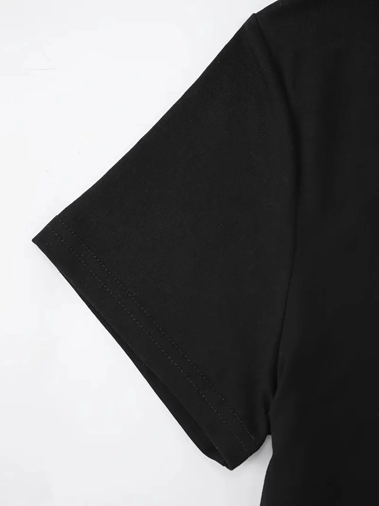 100% Cotton Material, 1 Pack, Women’s Solid-Colored Printed V-Neck T-Shirt, Cotton Fabric, Comfortable and Breathable