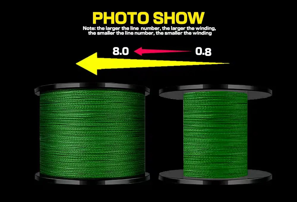 X12 Carp Fishing Line 300M 500M 1000M 12 Strands Braided Japan Multifilament PE Wire Super Strong Durable Smooth Tackle