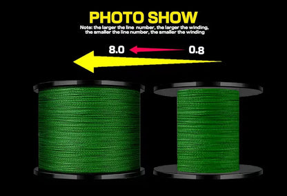 X12 Carp Fishing Line 300M 500M 1000M 12 Strands Braided Japan Multifilament PE Wire Super Strong Durable Smooth Tackle