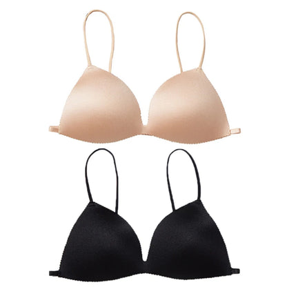 Women Seamless Bra Sexy No Wire Push Up Underwear Girls Students Breathable Thin 2 Colors Bras Female's Bra Breathable Gathered