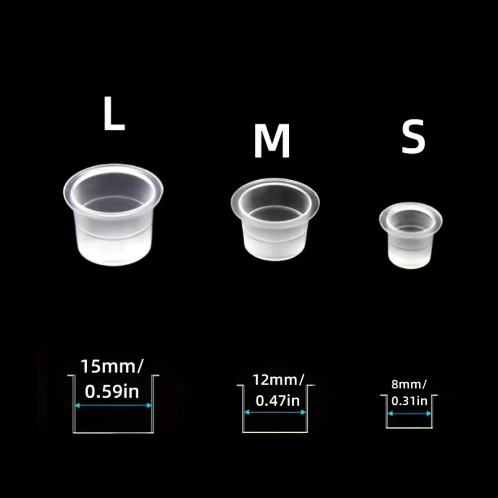 Tattoo Pigment Mixer Machine Tattoo Ink Mixer Kit with 100Pcs Mixing Sticks and 100pcs tattoo ink cups （S /M /L )Tattoo supplies