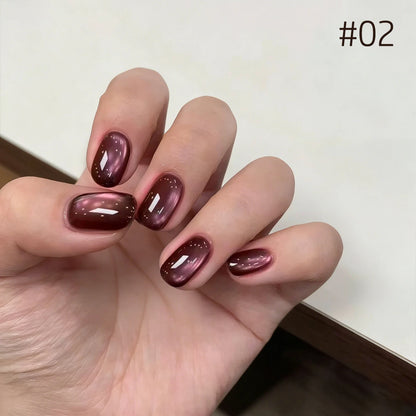 MIANEL Orion Nebula Cat Eye Gel Nail Polish Sparkling Crystal Shimmer Blue Purple Gold 2026 Spring/Summer Unique Special