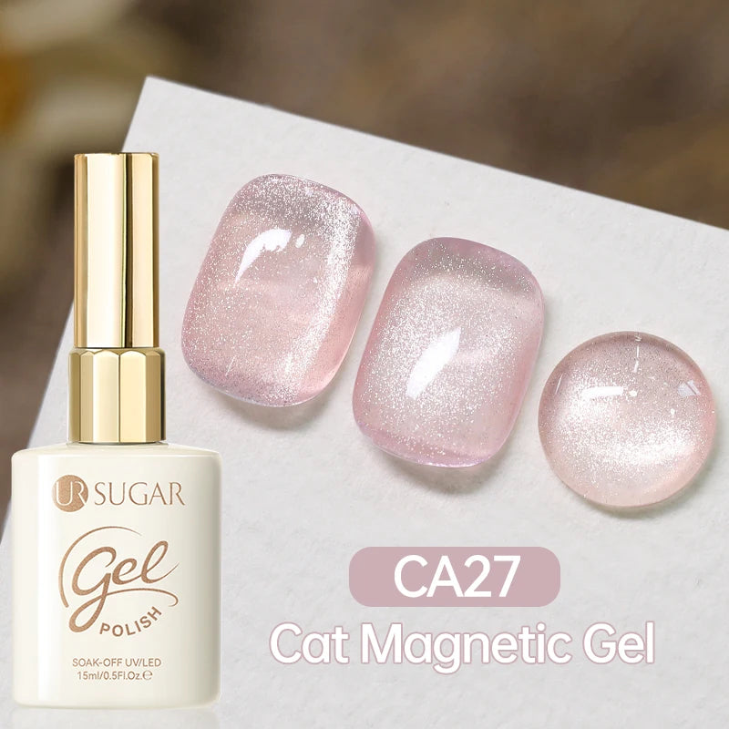 UR SUGAR 15ml Cat Magnetic Gel Nail Polish 30 Colors Semi Permanent Magnetic Gel UV/LED Soak Off Painting Vanrish Design
