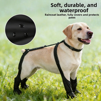 Dog Leg  Knee Patella Protection Joint Auxiliary Rehabilitation Ligament Joint Dislocation Pet Dirtproof Waterproof Rain Shoes