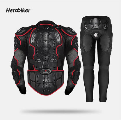 HEROBIKER Motorcycle Jacket Men Body Armor Motorcycle Armor Moto Motocross Racing Jacket Riding Motorbike Moto Protection  S-5XL