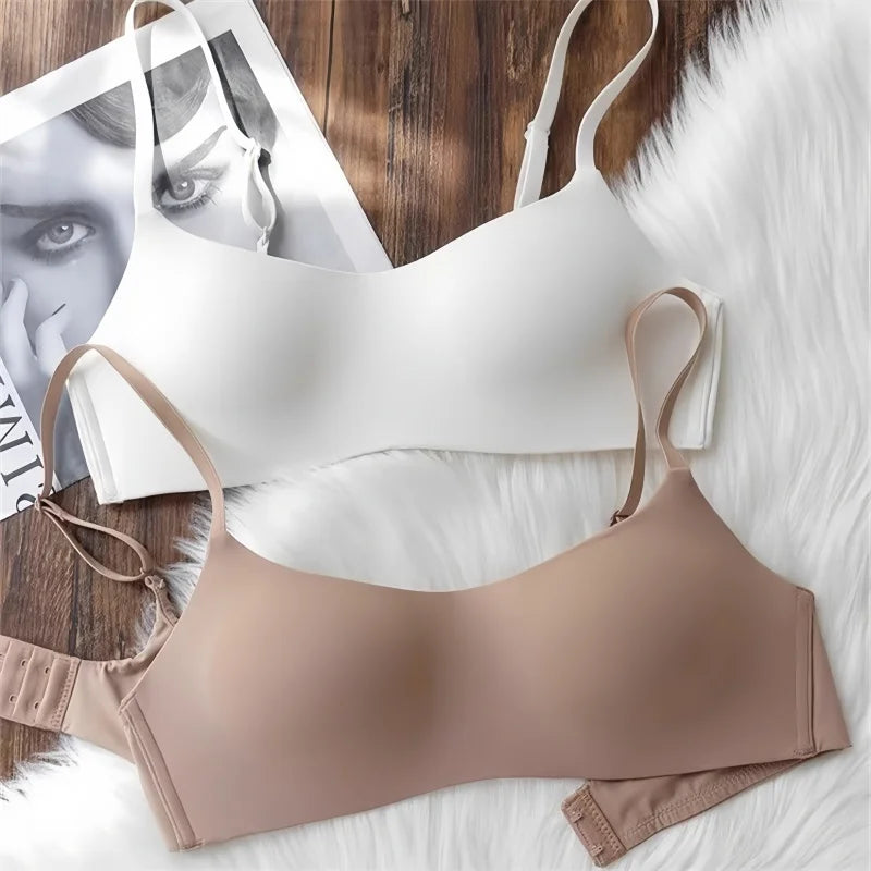 Seamless Bras For Women Small Chest Bralette 1/2 Cup Non-Wire Push-Up Bra Fixed Pad Soft Underwear Sexy Lingerie Intimates S-XL