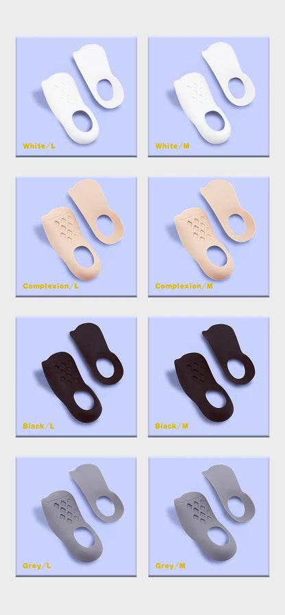 1Pair Flat foot O-shaped leg insoles (for shoes) Corrective arch support Plantar Fasciitis Relief men's and women's insoles